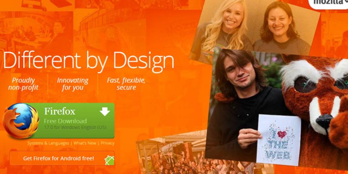 Lanzan oficialmente Firefox versión 17