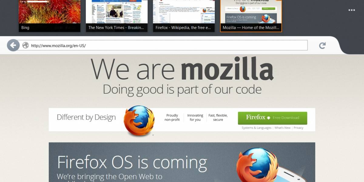 Firefox estilo Windows 8 será lanzado en enero