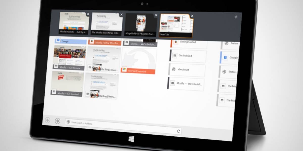 Versión beta de Firefox se puede usar con pantalla táctil en Windows 8