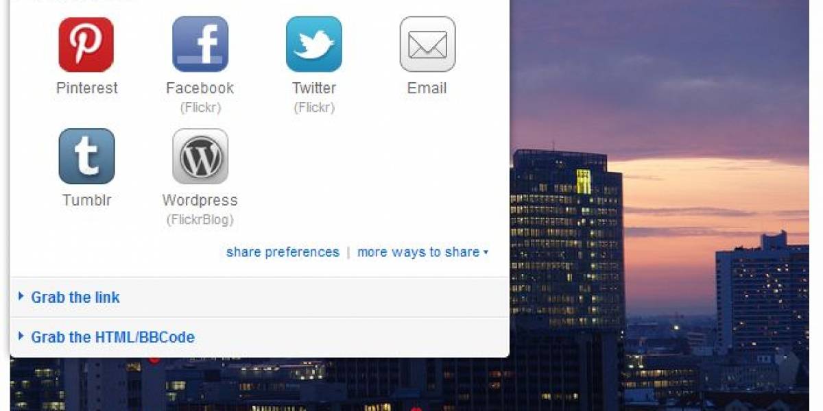 Flickr permite compartir imágenes en Pinterest manteniendo derechos de autor