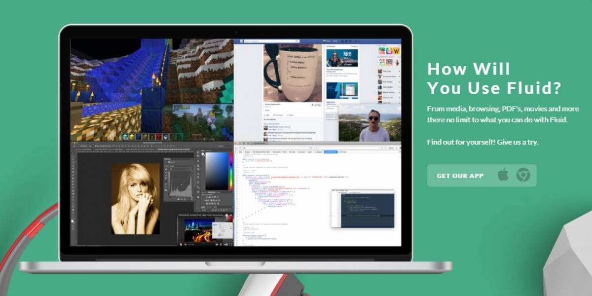 Fluid, el navegador web para Mac ideal para multitareas