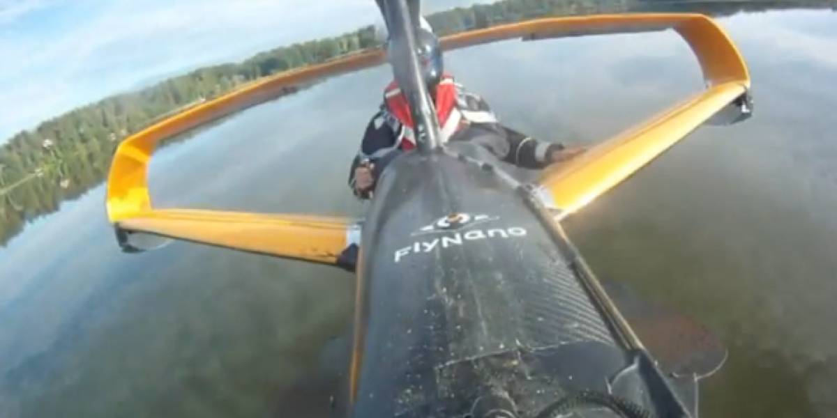 El FlyNano ultra liviano completa su primer vuelo de prueba
