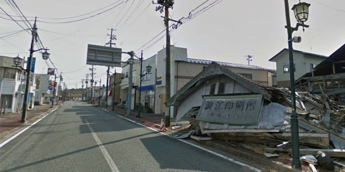 Google Street View muestra una ciudad abandonada por el desastre de Fukishima