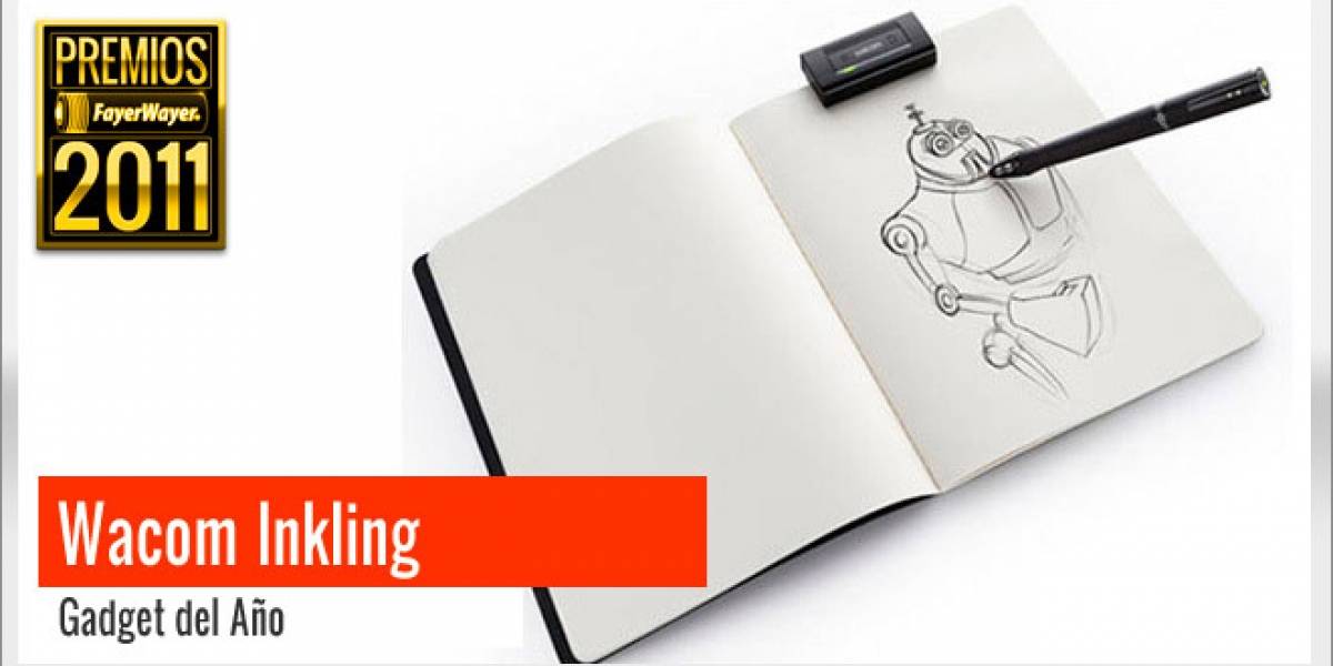Pila de Oro FW al Gadget del 2011: Wacom Inkling