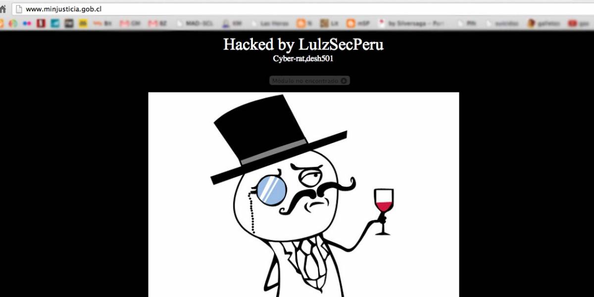 Chile: Lulzsec Perú se atribuye hackeo de sitio web del Ministerio de Justicia