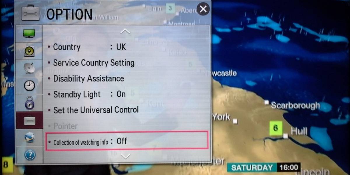 Smart TV de LG reportaría hábitos de uso del usuario pese a desactivar la opción