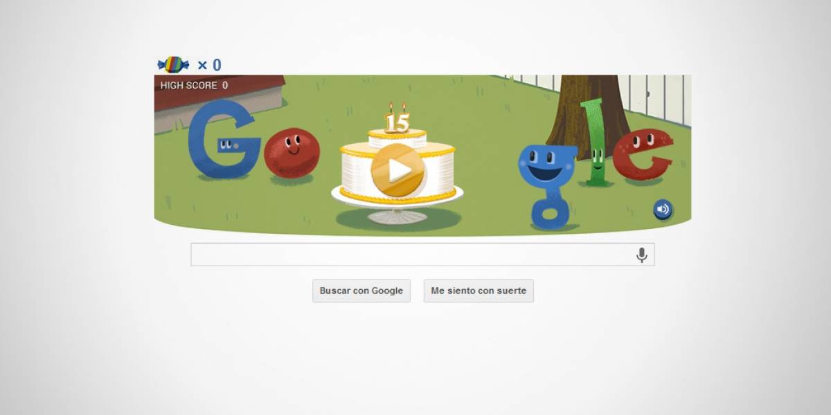 Google celebra 15 años de existencia con doodle y easter eggs