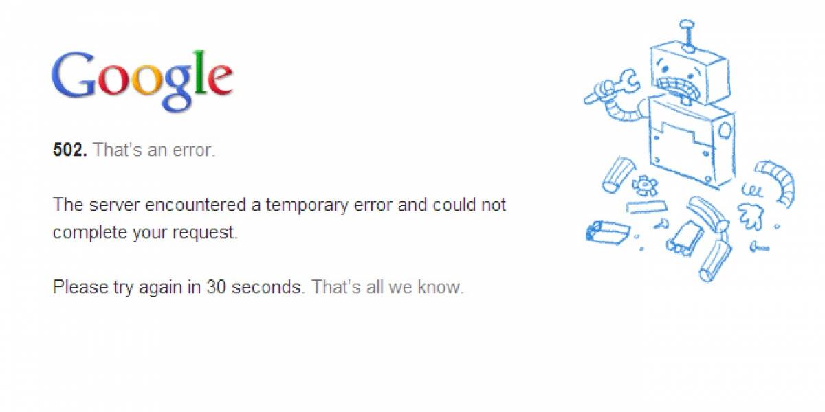 YouTube dejó de funcionar temporalmente