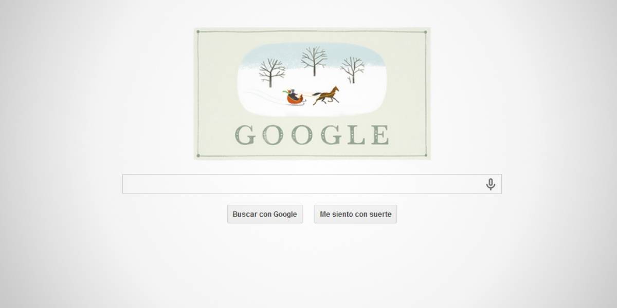 Google desea feliz Navidad con un simple doodle