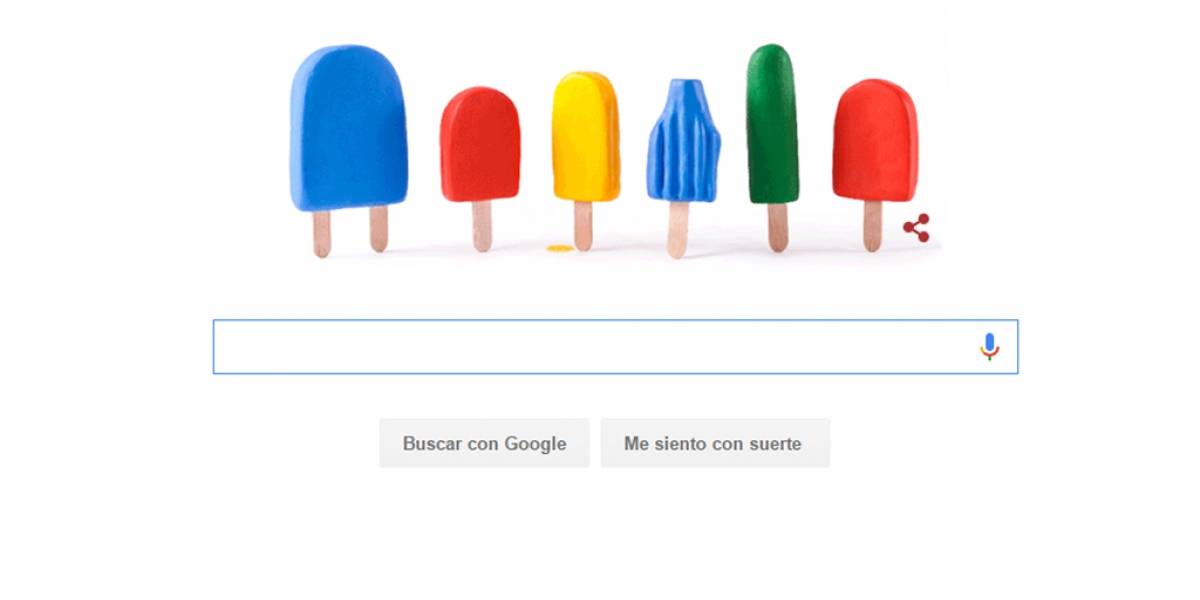 Google celebró la llegada del verano con simpático doodle de helados