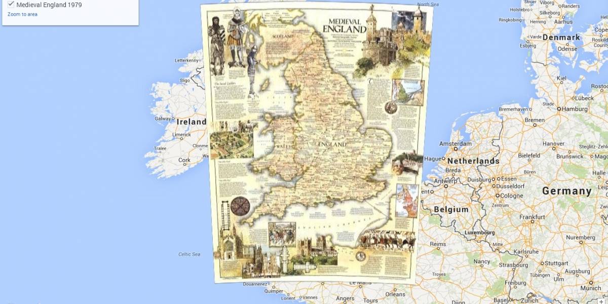 National Geographic llega con sus mapas históricos a Google Maps