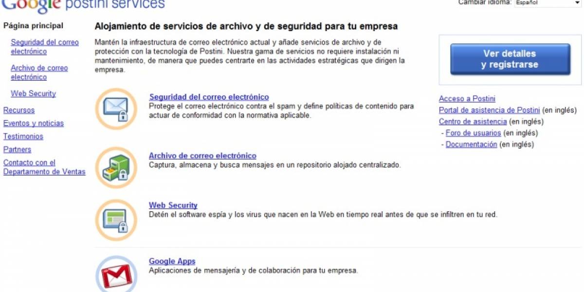Google presenta servicio que sube Microsoft Exchange a la nube