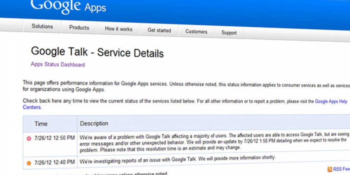 Google Talk ha fallado en medio mundo (Actualizado)