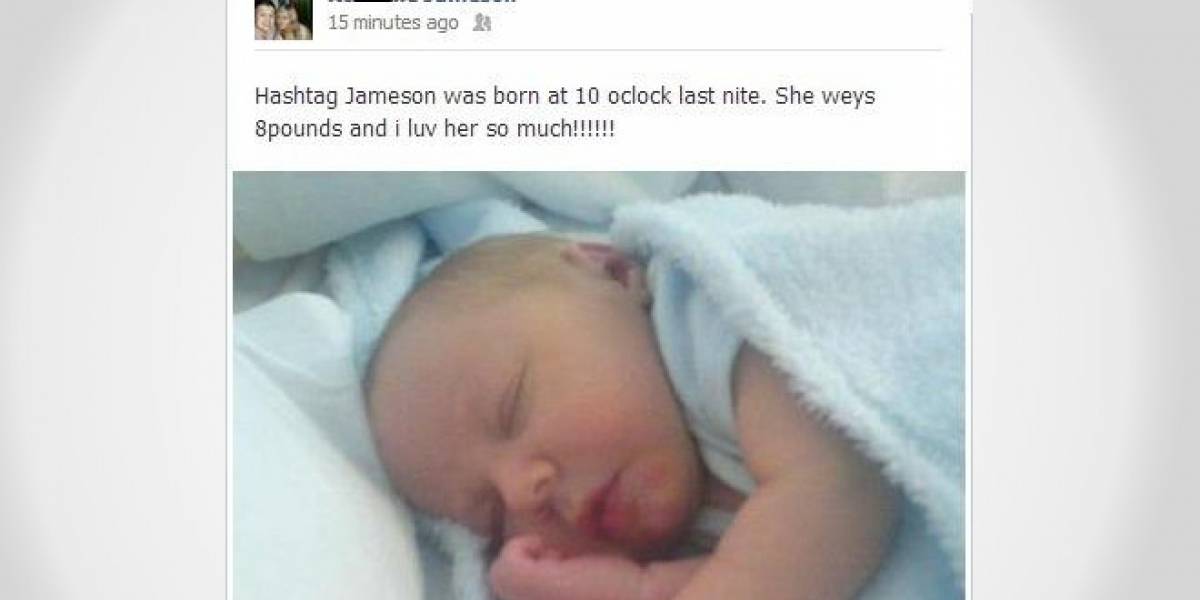 Padres habrían llamado "Hashtag" a su hija en honor a Twitter