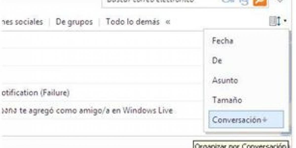 Mira lo que puedes hacer: Hotmail organiza tu bandeja de entrada