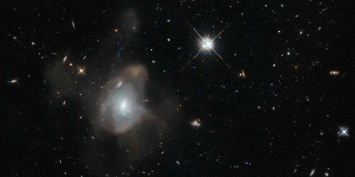 Telescopio Espacial Hubble captura la colisión de dos galaxias