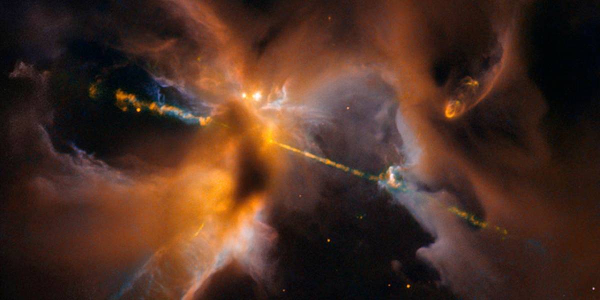 Telescopio Hubble captura la imagen de un 'sable de luz' en el espacio
