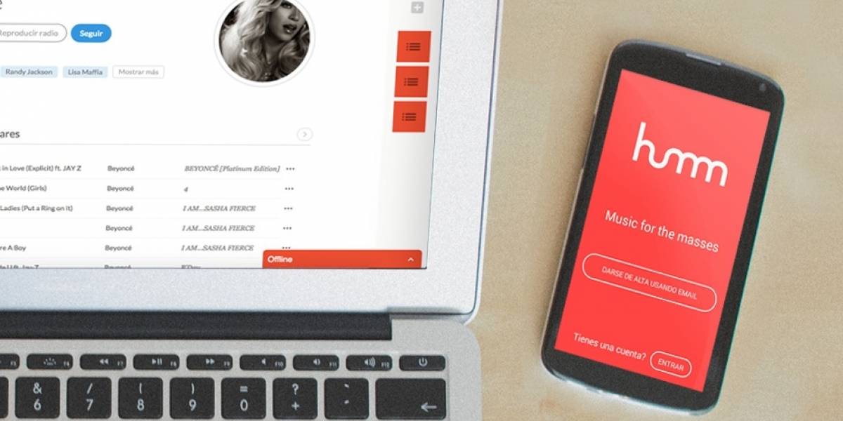 Humm, otra opción para escuchar música en streaming gratis