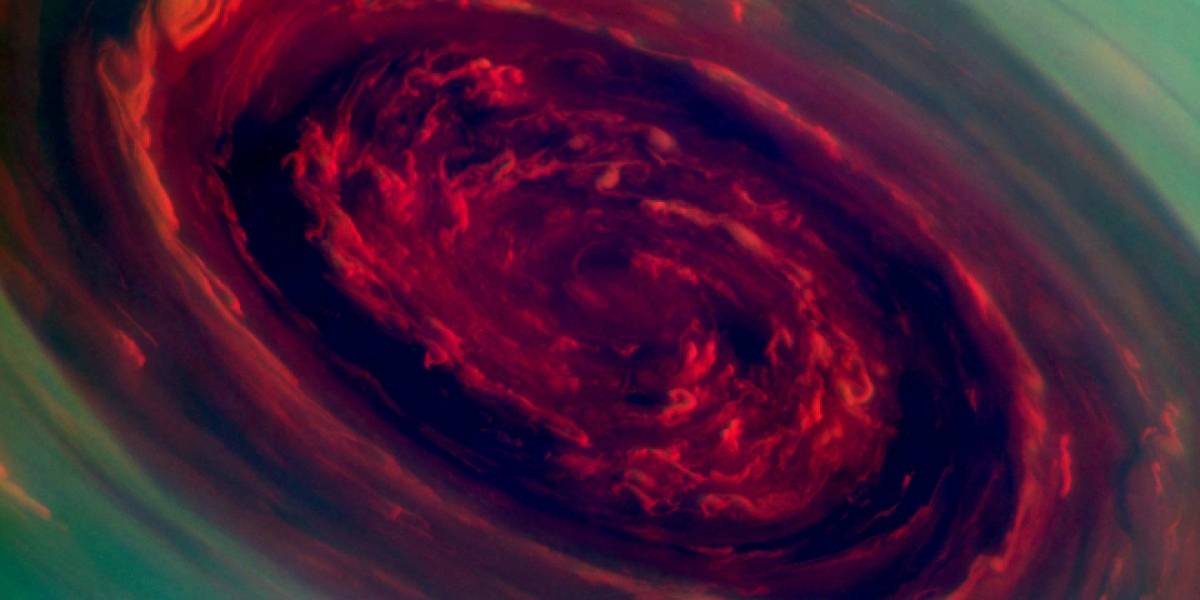 Imperdible: Huracán gigante en Saturno