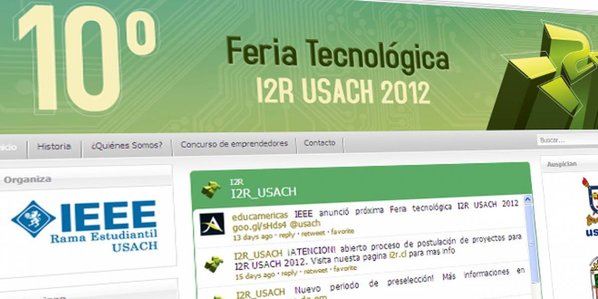 Chile: Participa en el concurso de emprendedores de la feria tecnológica I2R de la USACH