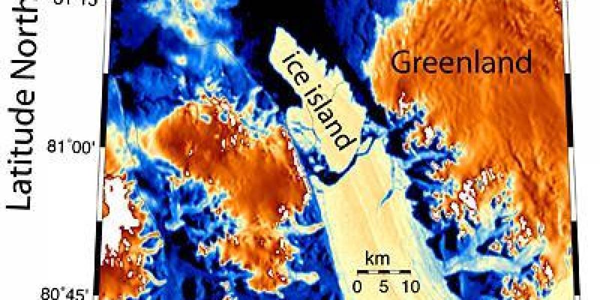 Se desprende Iceberg 4 veces más grande que Manhattan en Groenlandia