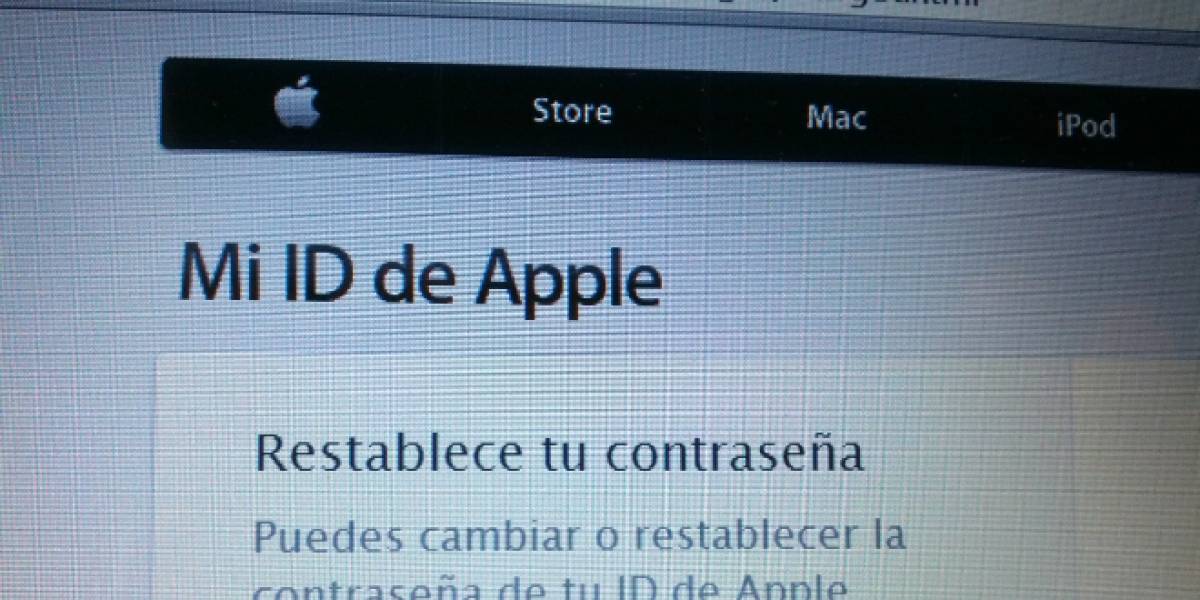 Vulnerabilidad permite cambiar la contraseña de Apple solo con el e-mail y la fecha de nacimiento