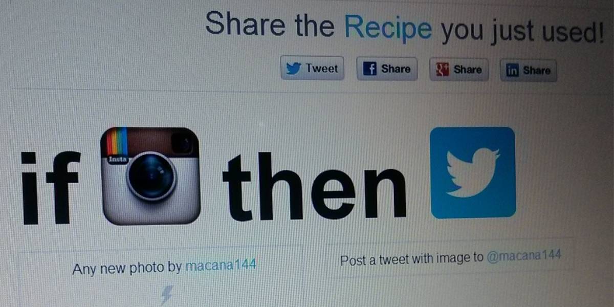 Vuelven las recetas de IFTTT para Twitter