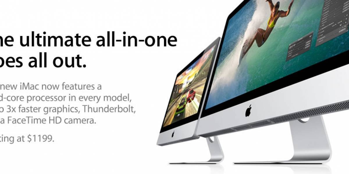 El nuevo iMac con Sandy Bridge y Thunderbolt ya está disponible en la Apple Store