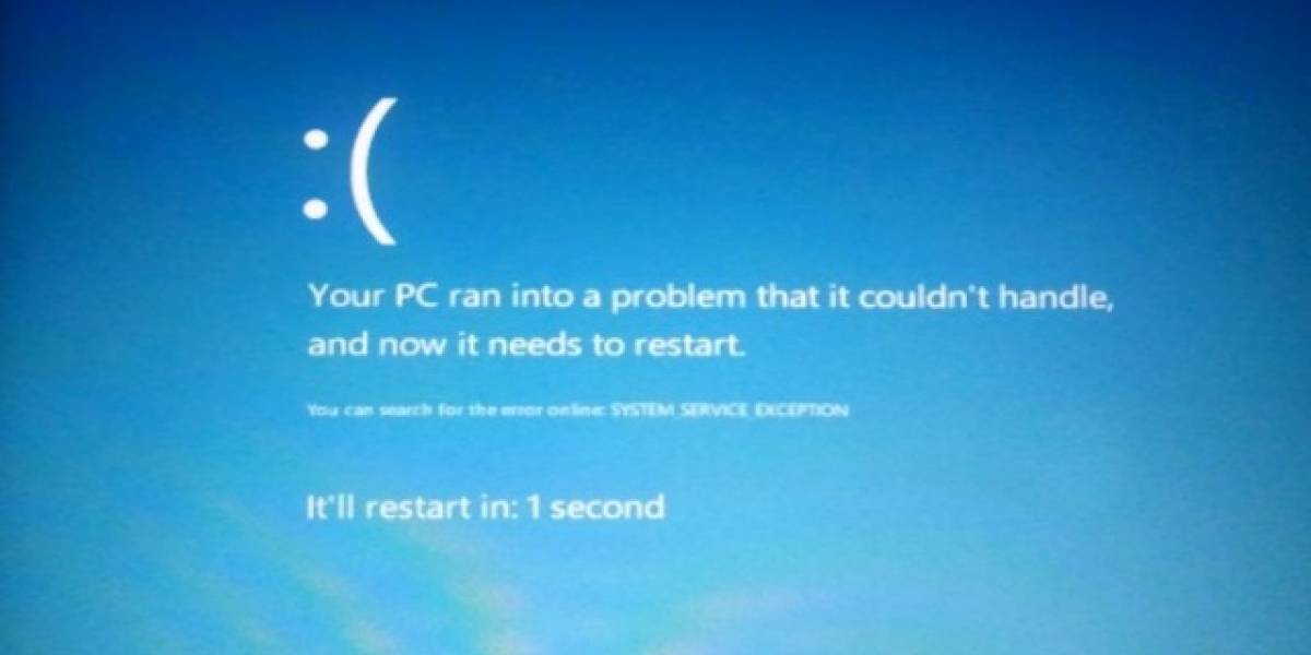 Windows 8 tiene una nueva pantalla azul
