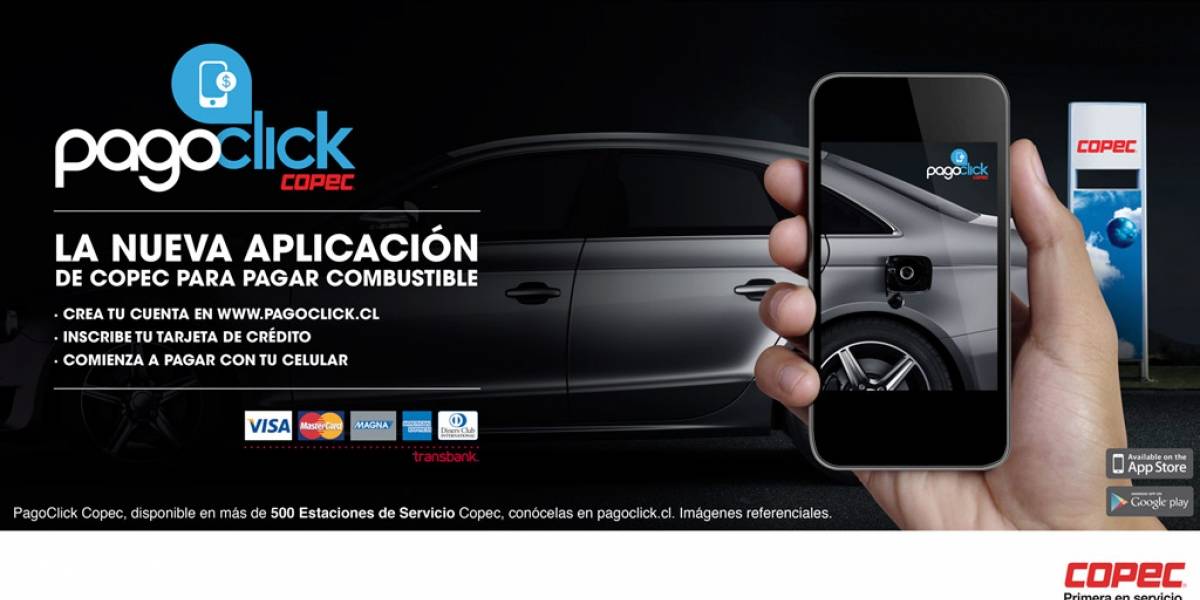PagoClick, carga combustible con tu teléfono móvil