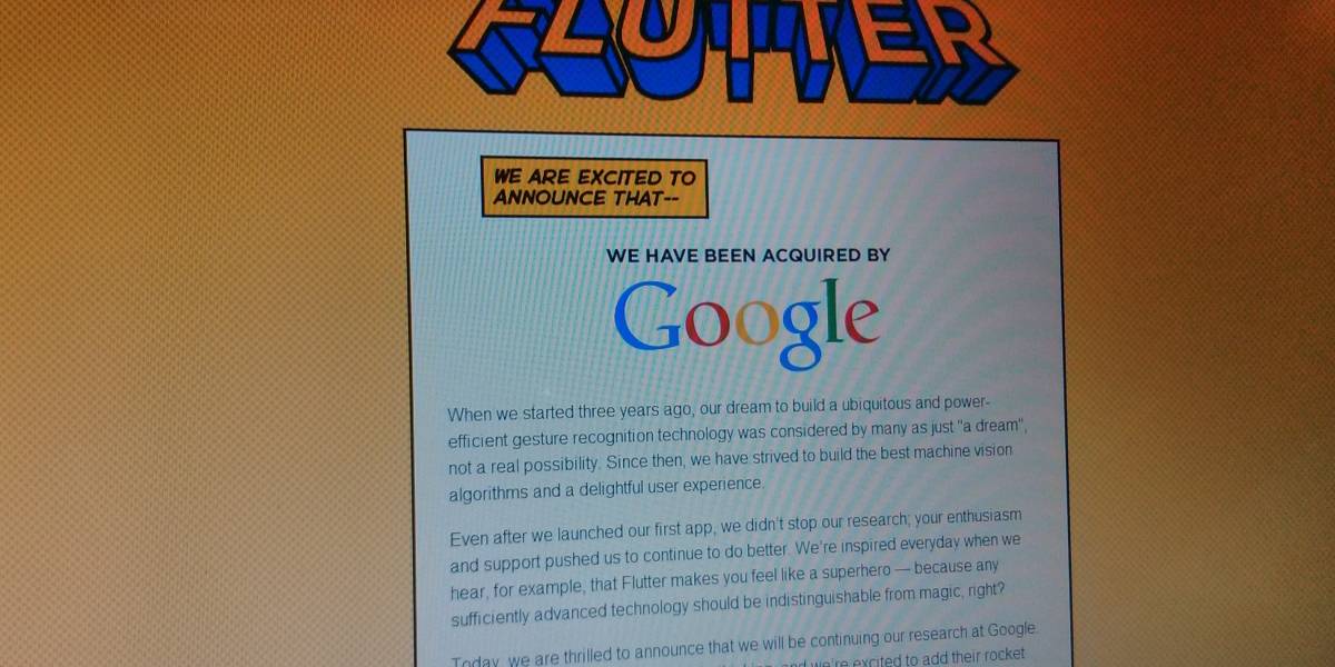 Google compra Flutter, el "Kinect de OS X"