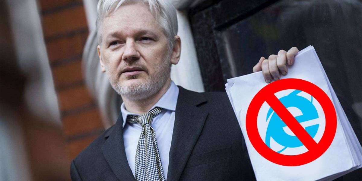 Ecuador reconoce haber intervenido acceso de internet a Julian Assange