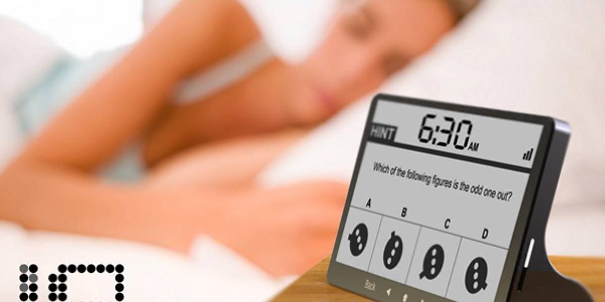 Este despertador no se callará hasta que contestes correctamente su test de CI