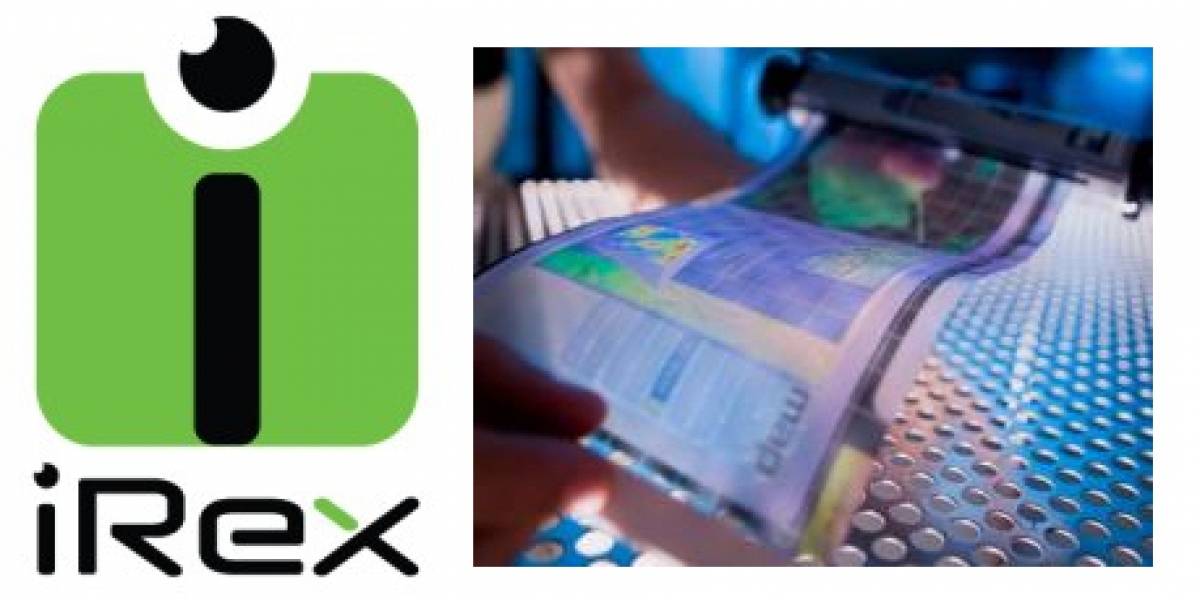 iRex quiere lectores de libros electrónicos a color, flexibles y escribibles