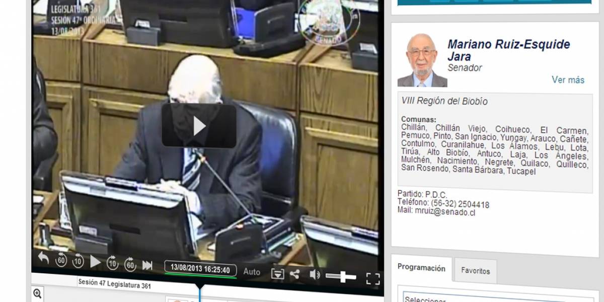 Senado chileno implementará sistema de video que permite revisar las discusiones