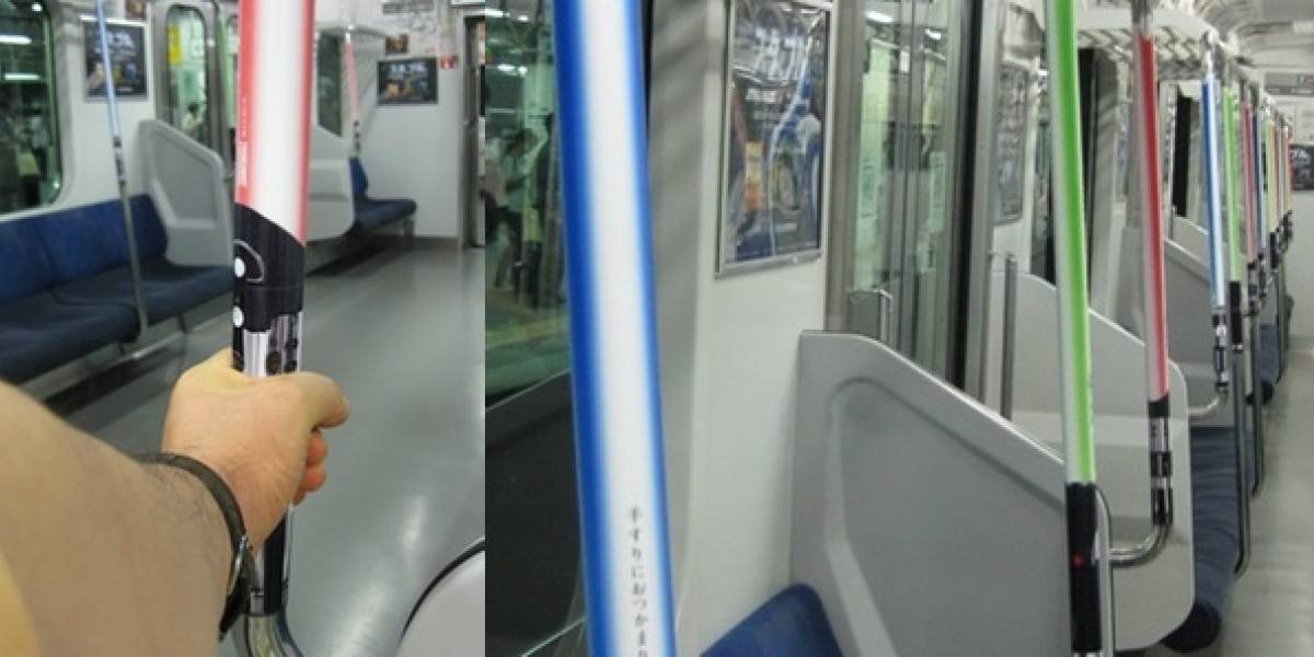 Los sables de luz de Star Wars toman el metro de Tokyo