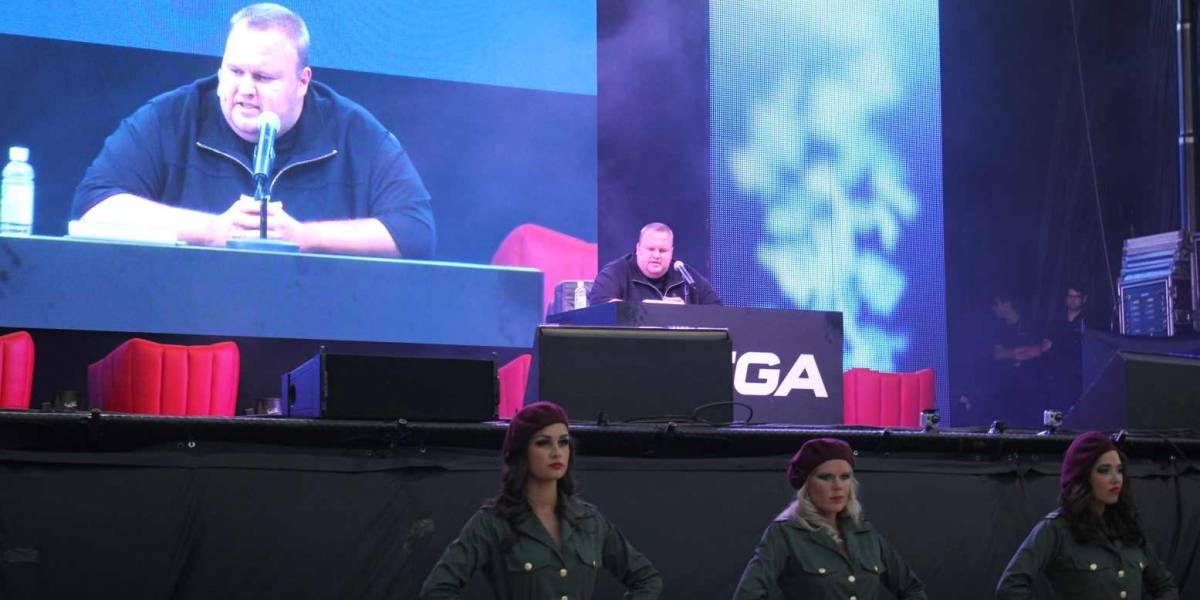Video: Ve la delirante inauguración de Mega en Nueva Zelanda
