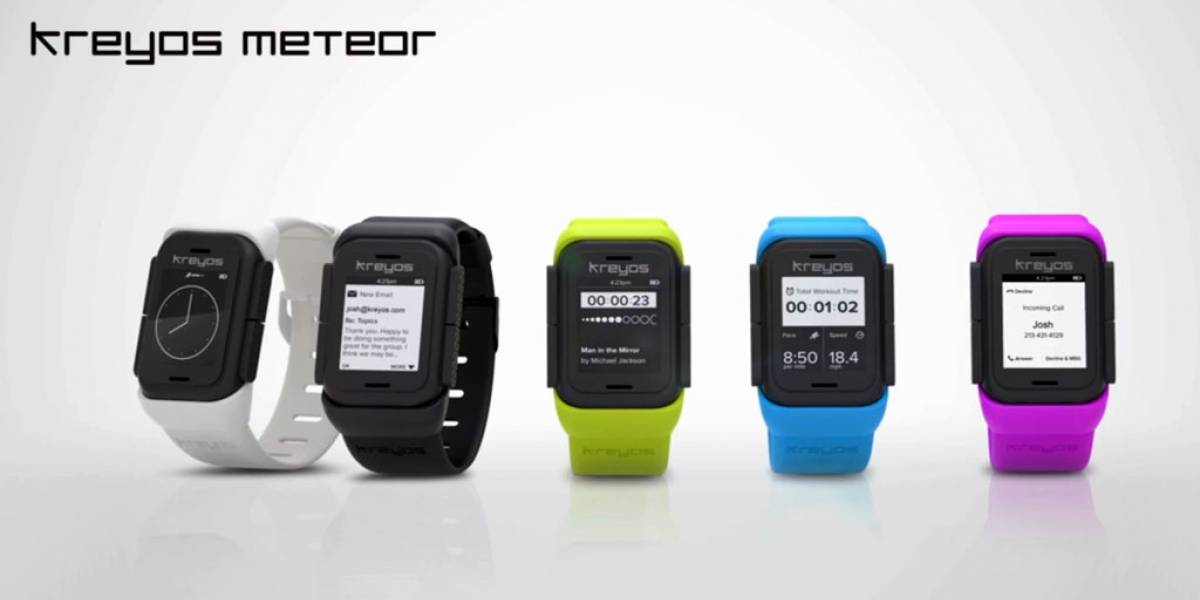 El reloj inteligente Kreyos Meteor ya supera el millón de dólares en Indiegogo