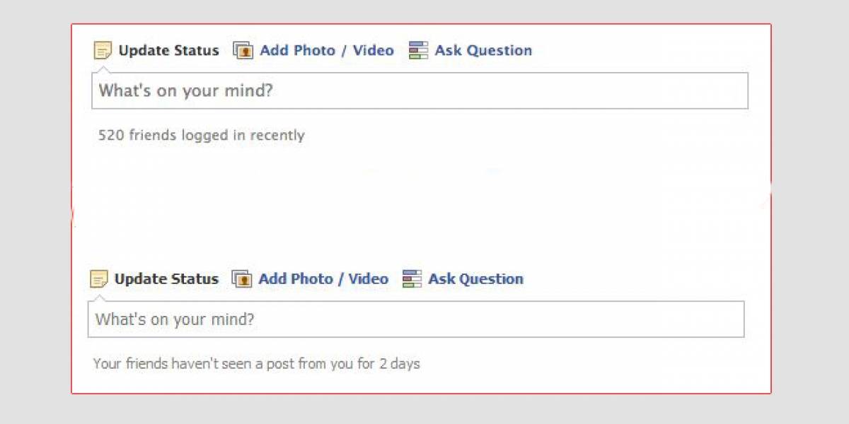Facebook prueba característica para mostrar cuántos amigos están conectados