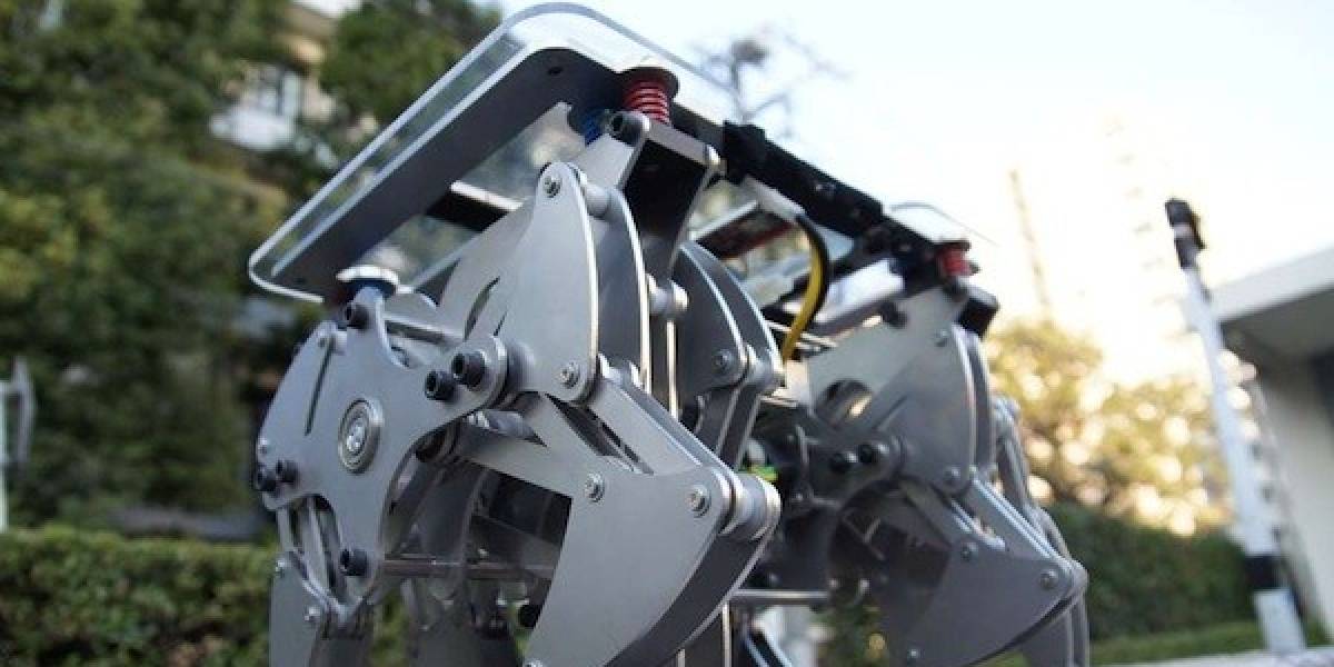 Robot dodecápodo te traslada a la velocidad de una tortuga