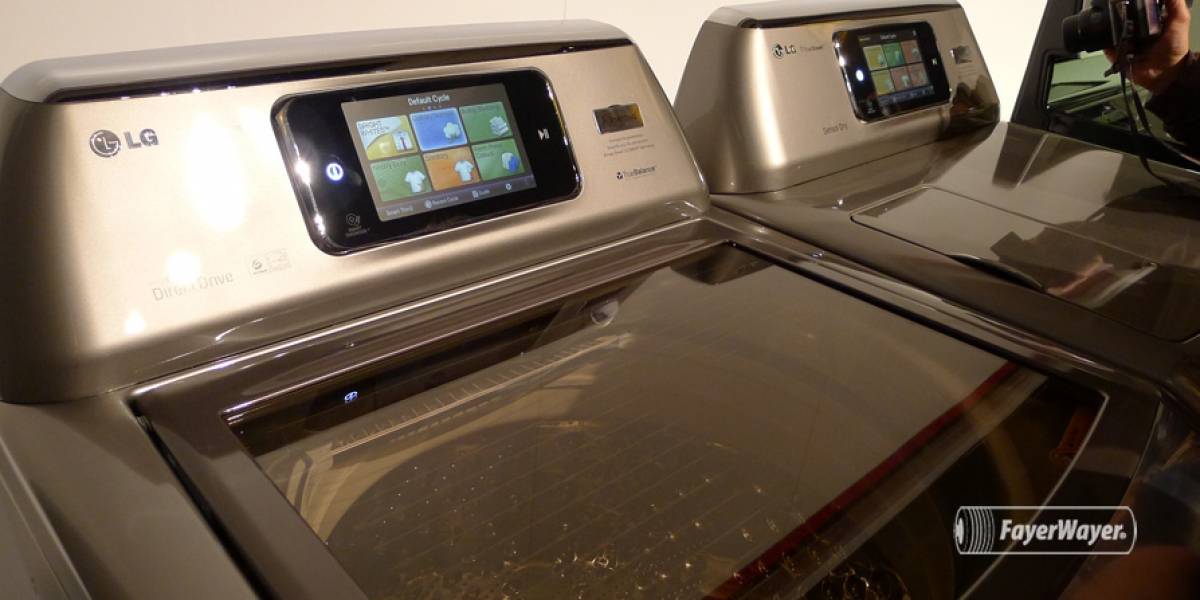 LG trabaja en una lavadora que no usa agua