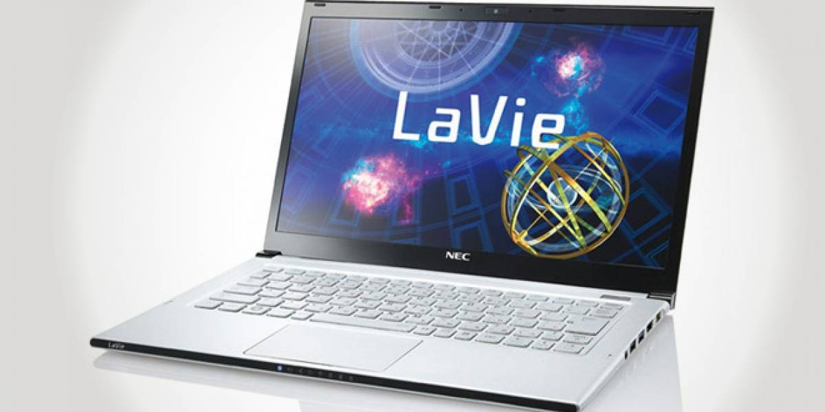 NEC presenta el ultrabook LaVie Z, de 1 kg de peso