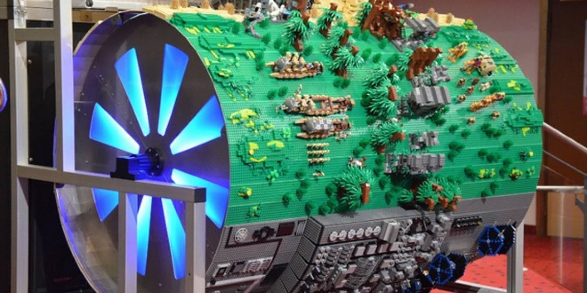 Este barril gigante hecho de Lego toca la música de Star Wars