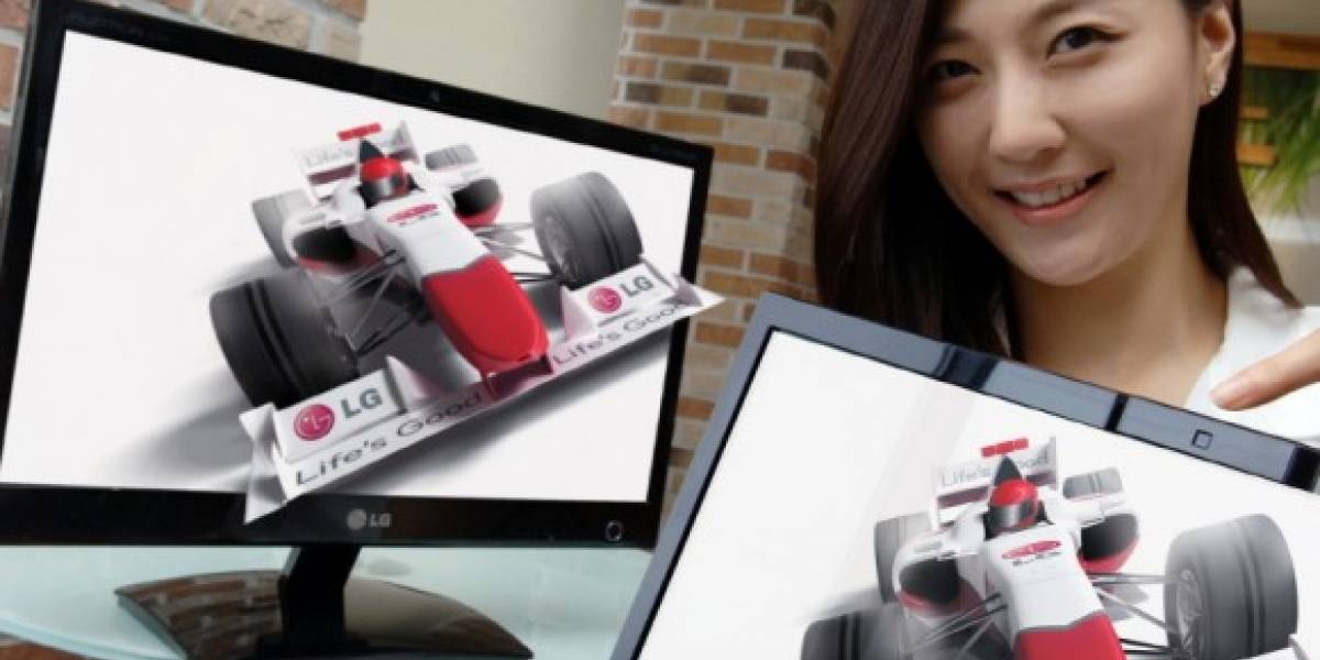 LG lanza monitor 3D sin gafas de 20 pulgadas