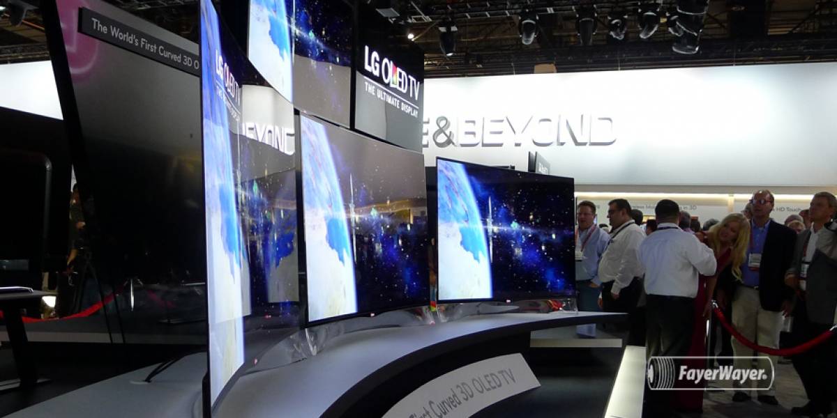 LG comenzará a vender televisores OLED curvos este año