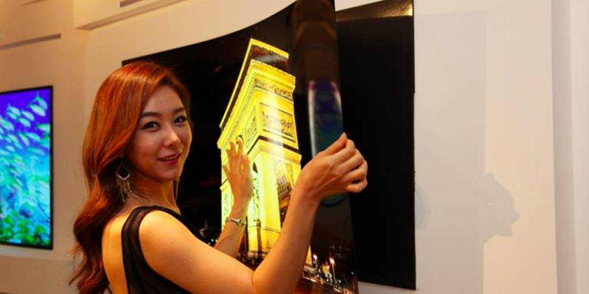 LG crea un panel OLED de menos de 1 milímetro que puedes pegar a la pared