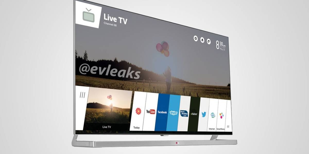Primera imagen del televisor LG con WebOS