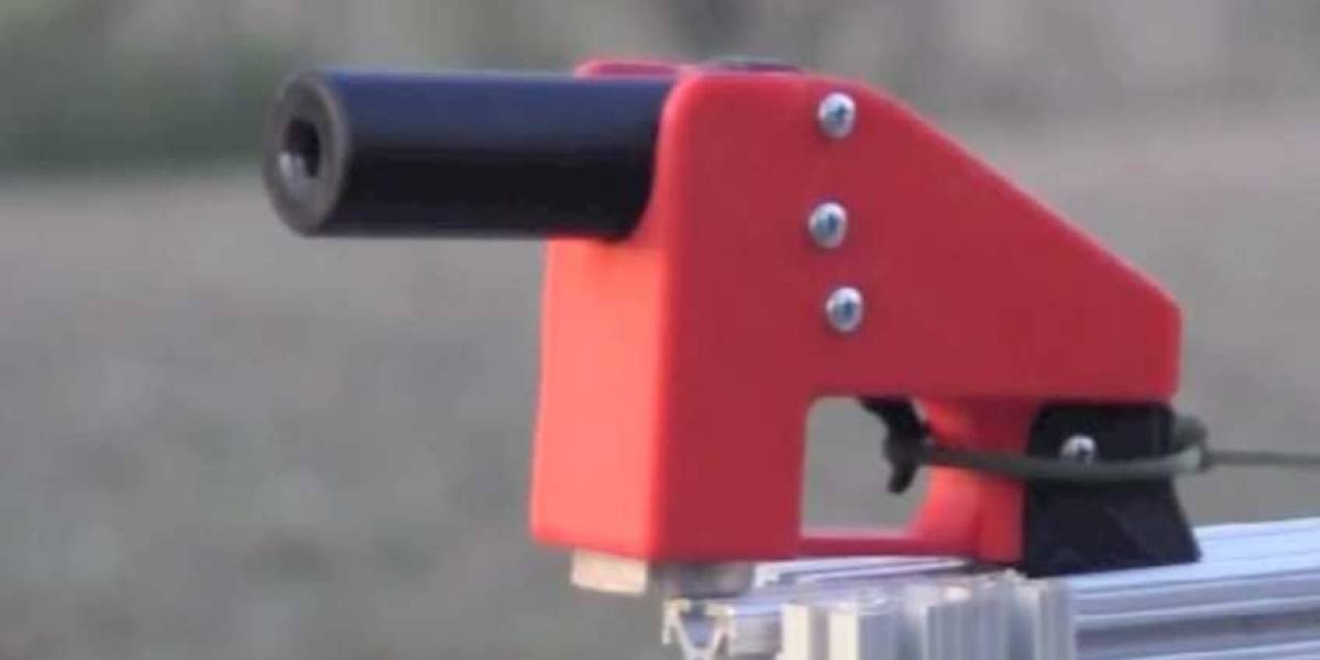 Arma impresa en 3D por US$25 dispara 9 balas