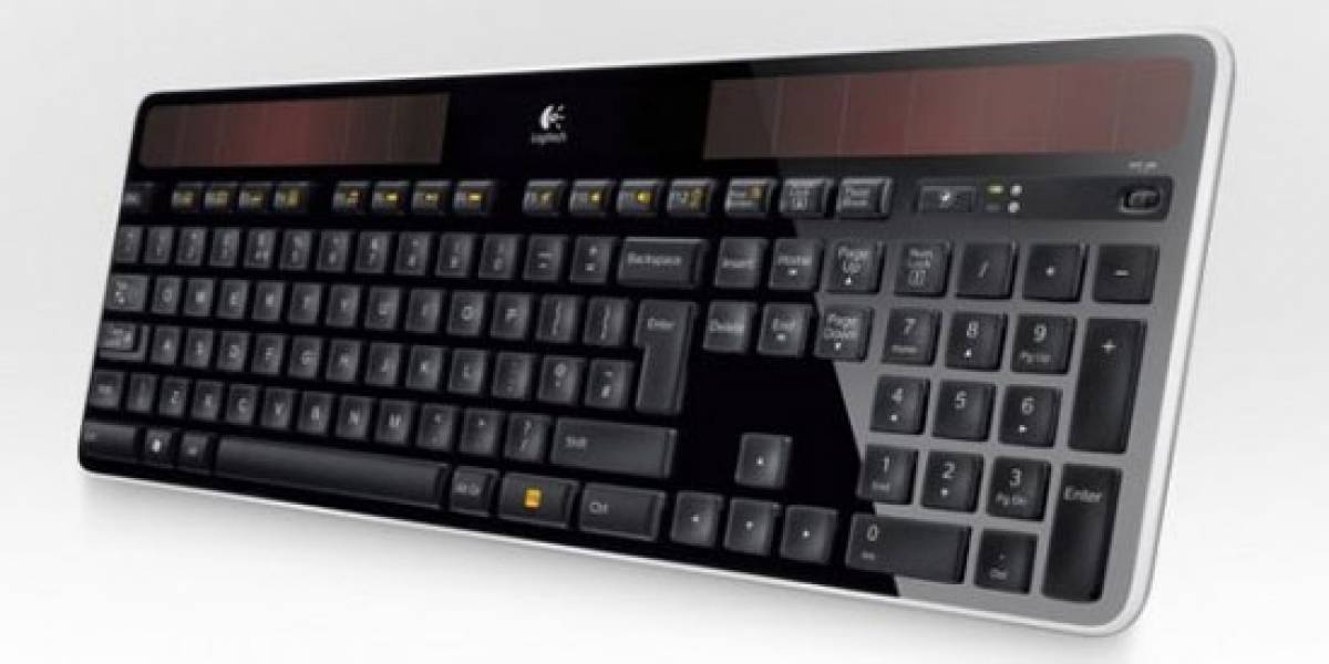 Logitech lanzó teclado inalámbrico que funciona con energía solar