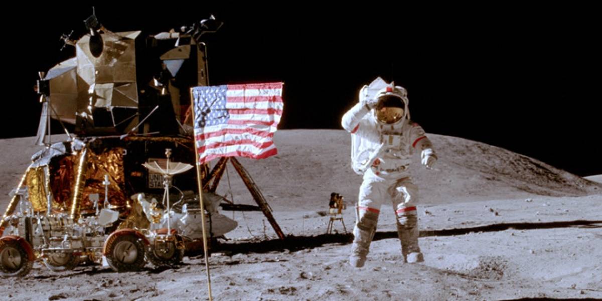 Banderas de EE.UU. todavía estarían en pie en la Luna
